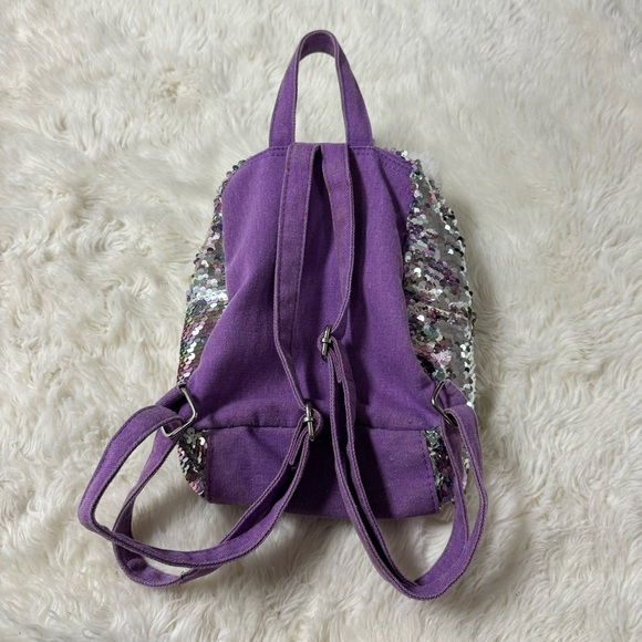 Cat & Jack Unicorn Mini Sequin Backpack Purse - Picture 8 of 8